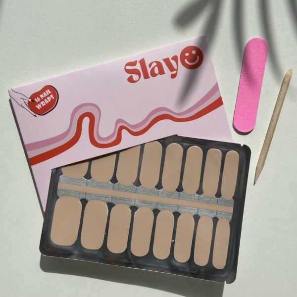 Beige Babe nail wraps Beige Babe Nail Wraps, mooie beige natuurlijke nagels zelf thuis creëeren