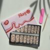 Boldly Beige nagel stickers Boldly Beige Nagel Stickers, diy nail art, beige natuurlijke nagels