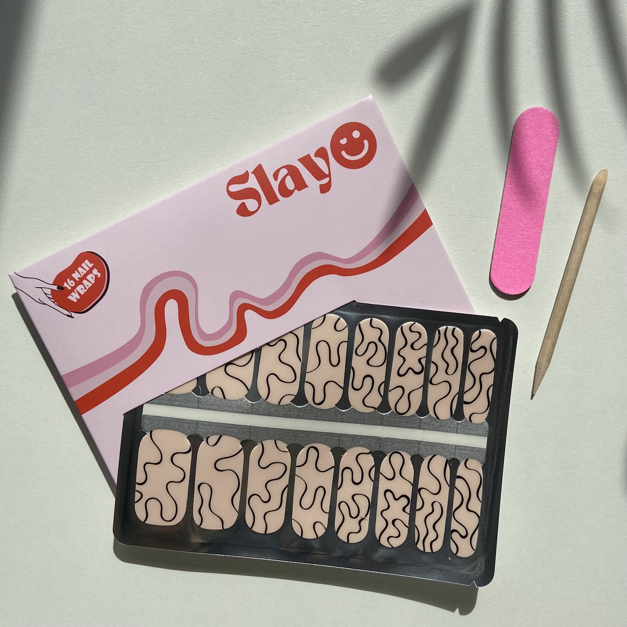 Boldly Beige Nagel Stickers, diy nail art, beige natuurlijke nagels