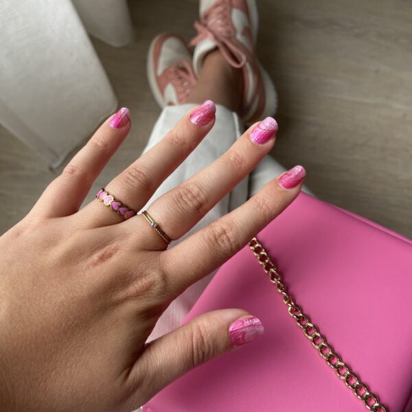 sorbet swirl sorbet swirl, mooie roze nagels zelf thuis doen, geen nagelsalon nodig