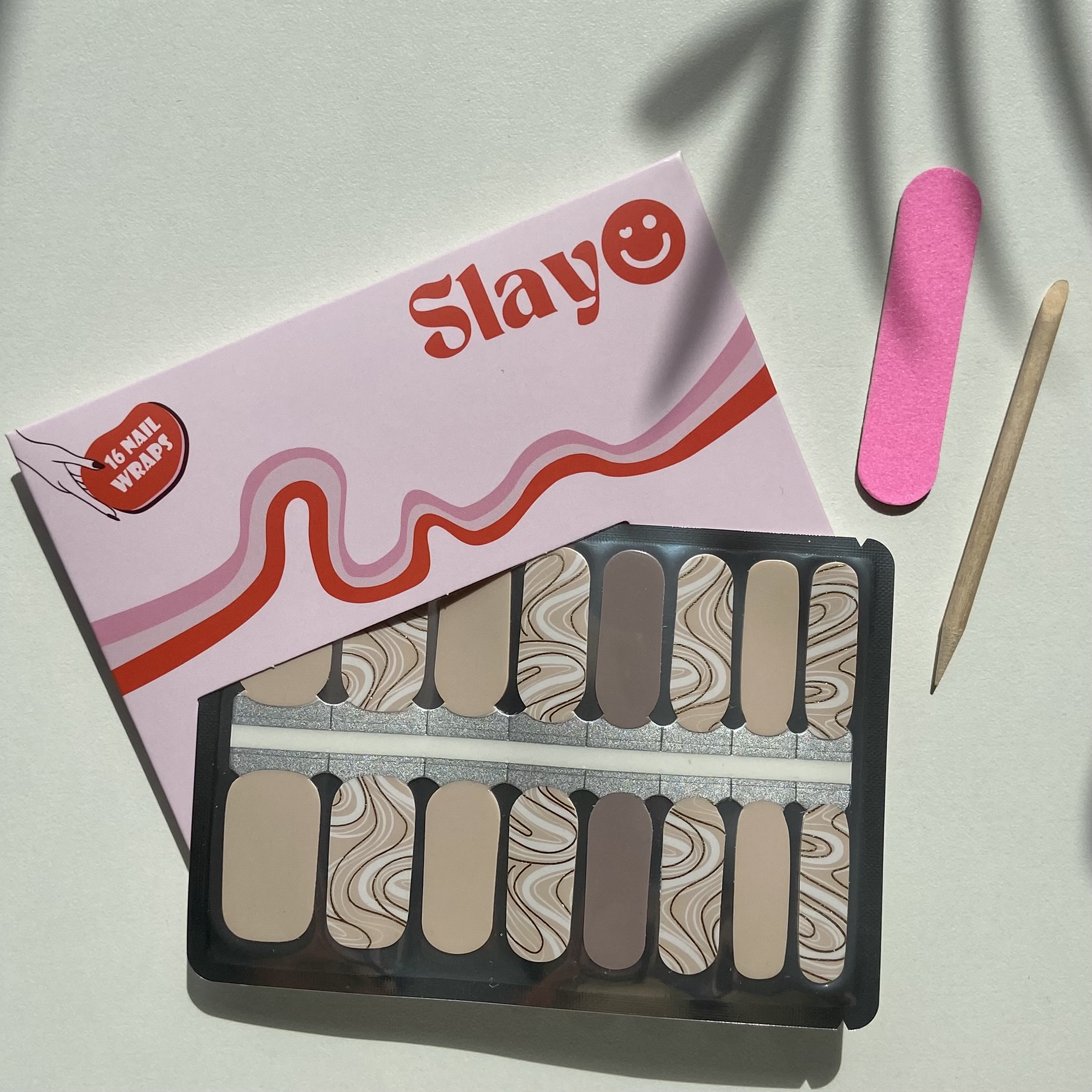 Mocca Madness Nagel Stickers, diy nail art zonder nagelsalon