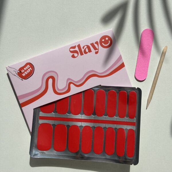 Romantic Red, romantisch rode nagels die lang blijven zitten, red nail theory