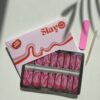 Sorbet Swirl nagel stickers Sorbet Swirl, roze nagel stickers met een hippe swirl design. diy nail art