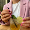 Electric Echoes nail wraps Electric Echoes, trending festival nagels, leuke nagels voor een feestje