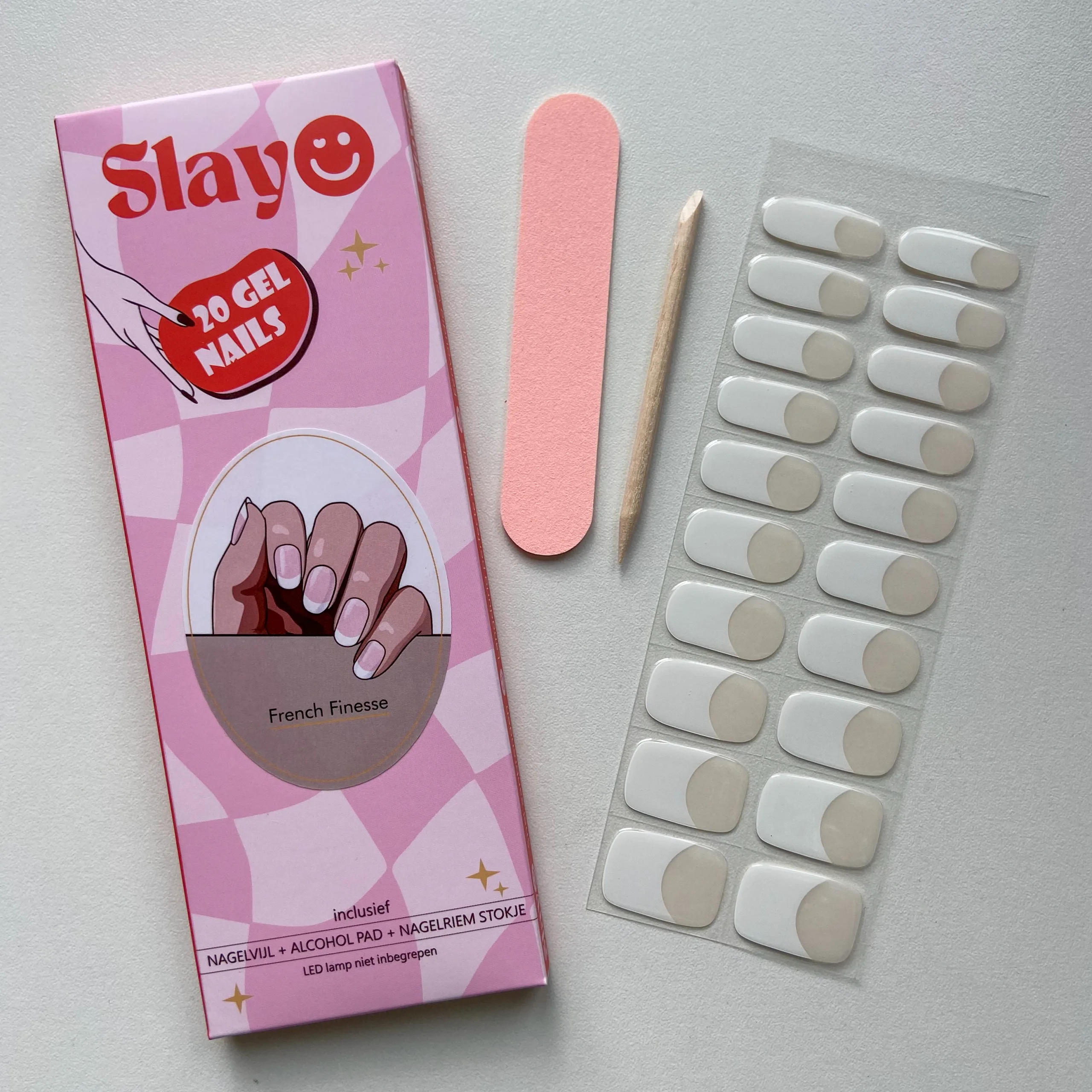 French Finesse, French manicure gel nagel stickers