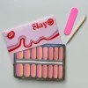 dawn delight Dawn Delight ZB17470, nail wraps in een roze met gele kleuroverloop