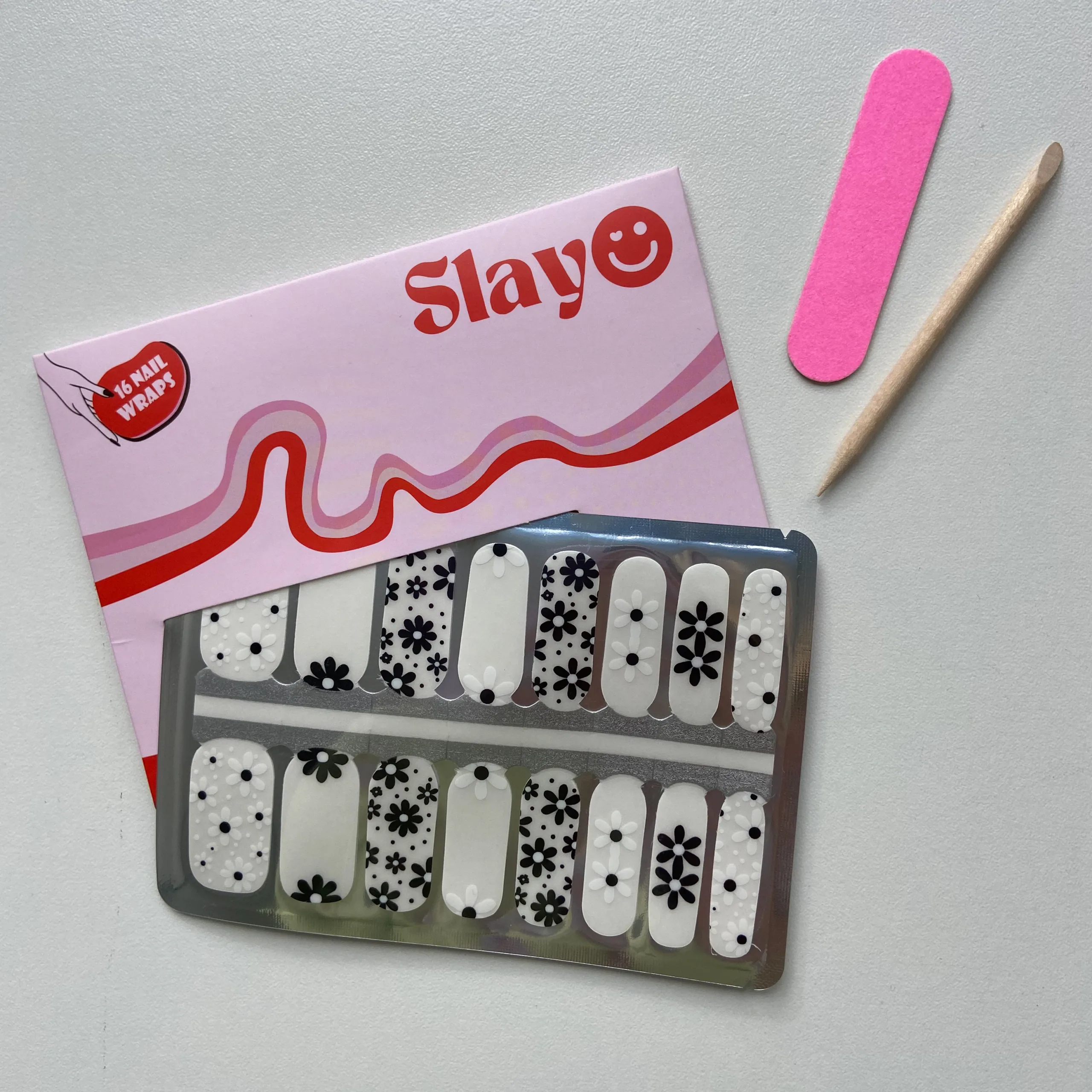 Floral Fantasy Floral Fantasy ZB17023, nagelstickers met bloemetjes