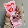 glow in the dark nagels glowing galaxy, glow in the dark gel nail wraps