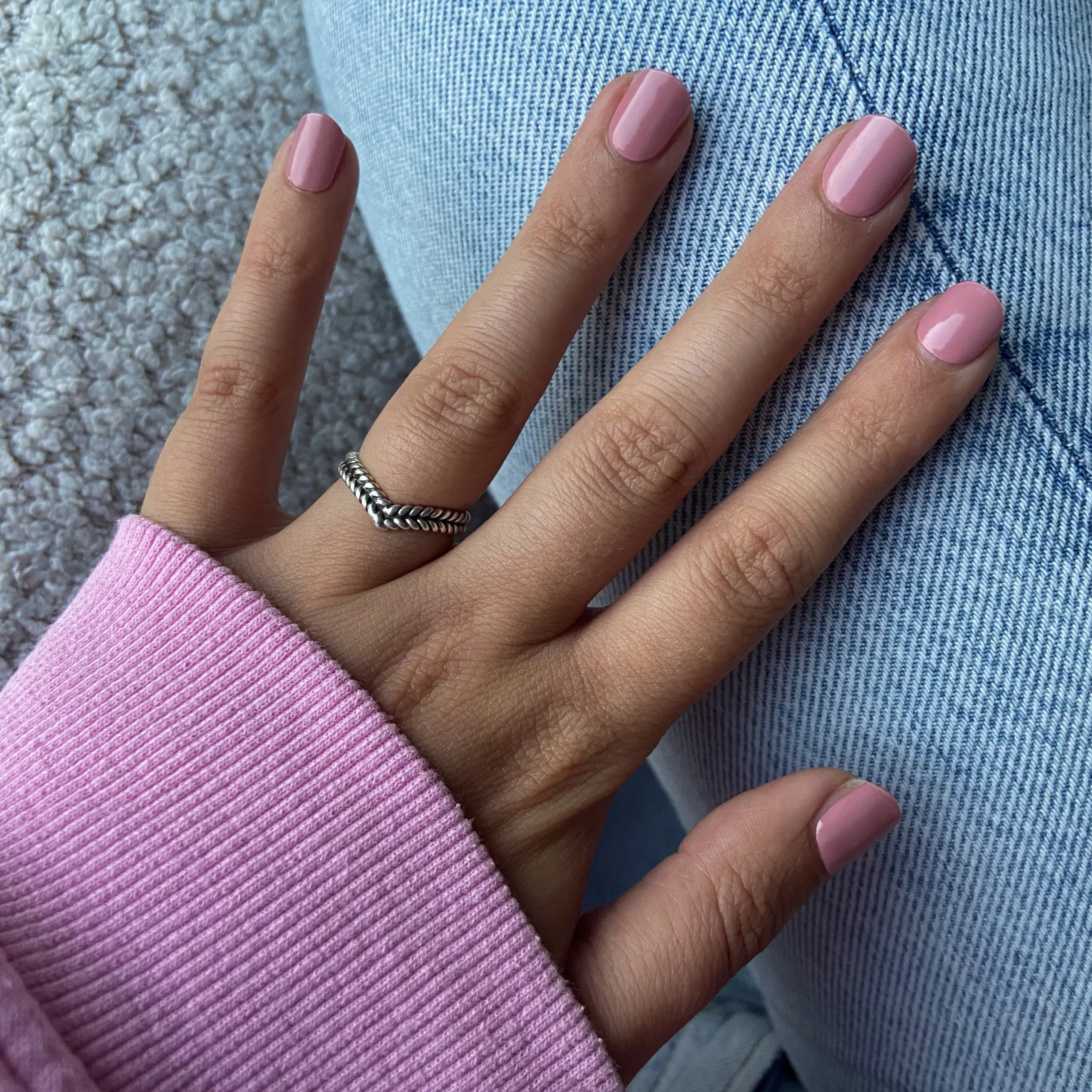 Rebel Rose gel nail wrap Rebel Rose, roze gel nagel stickers