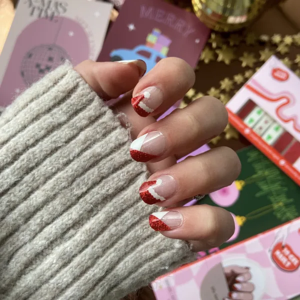 Silly Santa Silly Santa gel nagel stickers voor kerst