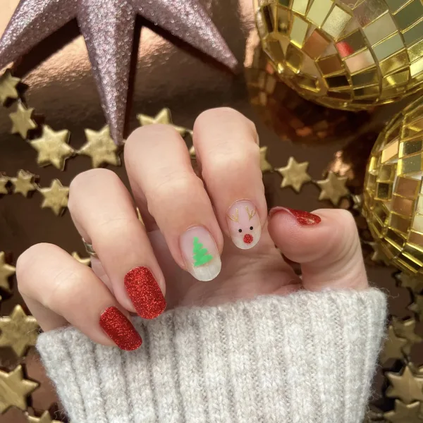 Christmas Charm Christmas Charm, nail wraps voor kerst