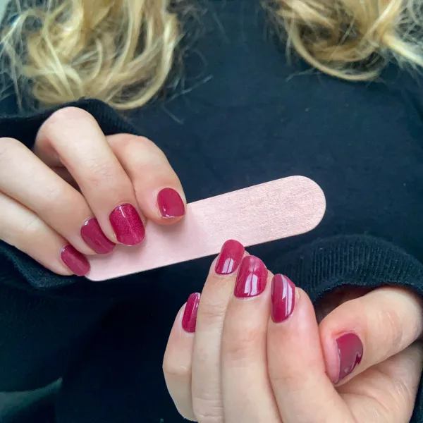charming cherry gel nail wraps charming cherry gellak stickers
