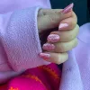 Pinkalicious Pop, roze glitter nagel stickers. Leuk voor de feestdagen