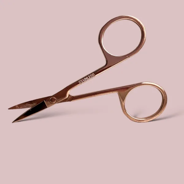 nagelschaartje rose goud, stainless steel