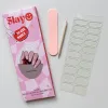 Crystal Clear transparante gel nagel stickers, nagels verstevigen