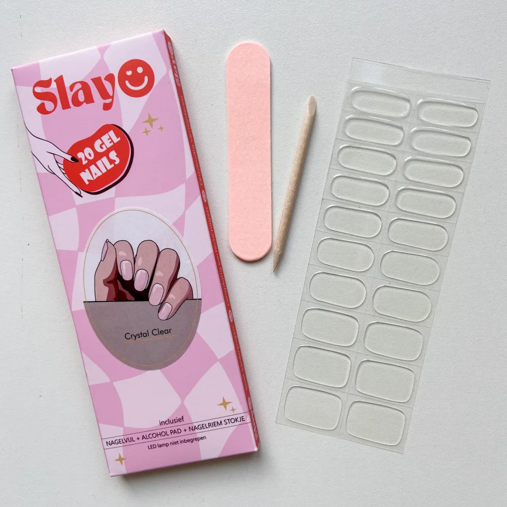 transparante gel nagel stickers