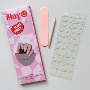 transparante gel nagel stickers, nagels verstevigen