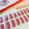 Lush Life NG 200213 Lush Life, roze ombre gel nail wrap stickers met een subtiel goud randje