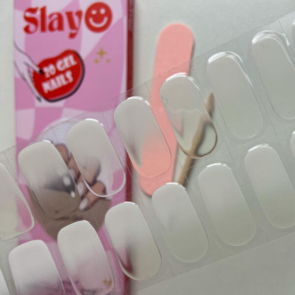 Gellak Stickers Clean Girl Gellak Stickers Clean Girl, French manicure stickers