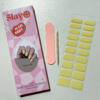 Lemon Lush lichtgele gellak stickers lemon lush, pastel gele gellak nagelstickers