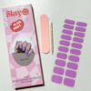 glowy pink glow in the dark gellak stickers glowy pink glow in the dark gellak nagelstickers