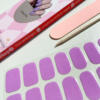 glowy pink glow in the dark gellak stickers glowy pink, glow in the dark gellak nagelstickers