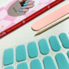 Glowy blue glow in the dark gellak stickers licht blauwe glow in the dark gellak nagelstickers