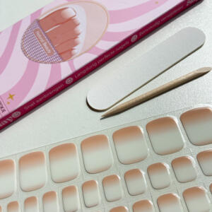 natural beauty pedicure gellak nagelstickers
