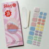 Cotton Candy gellak stickers pedicure pastel pedicure gellak stickers, cotton candy
