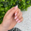 gellak stickers velvet vibe clean girl gel nagelstickers, natuurlijke lichtroze nagels