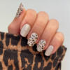 gel nagelstickers met een panterprint