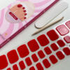 Classic Red – Rode Gellak Pedicure Stickers Rode gellak pedicure nagelstickers