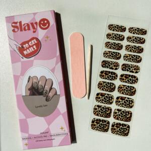 Lovely Leo Gellak Stickers Panterprint gel nagelstickers