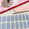 Gellak stickers blue breeze grijsblauwe gel nagel stickers