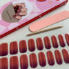 Gellak Stickers Summer Sunset Gel nagelstickers summer sunset, bronzen kleuroverloop stickers