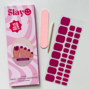 Gellak Pedicure Stickers Fuchsia Flare Gellak pedicure stickers in de kleur fuchsia flare