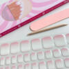 Gellak Pedicure Stickers Baby Boom Pedicure gel nagelstickers in de kleur babyboom