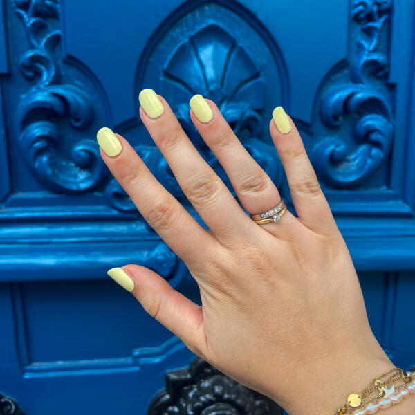 Gellak Stickers Lemon Lush pastel gele gel nagel stickers