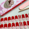 Gellak Stickers Christmas Carol Gel nagelstickers met een leuk kerst design