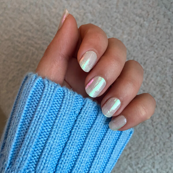 Gel Nail Wraps Perfect Pearl prachtige parelmoer kleur gel nail wraps