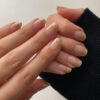 Gellak Stickers Golden French French manicure met een gouden twist! prachtige nagels voor de kerst.