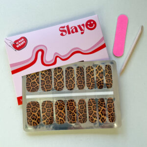 Nagelstickers met een panter print