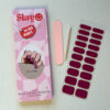 Gellak Stickers Amethist Bliss Donkerpaarse gellak nagelstickers