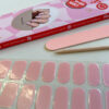 Gellak Stickers Pearly Pink Lichtroze parelmoer gel nagelstickers
