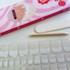Gellak Pedicure French Pedi French manicure pedicure gel nagelstickers