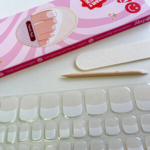 French manicure pedicure gel nagelstickers