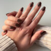 Gellak Stickers Dark Roast donkerbruine gel nagelstickers
