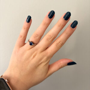 indigo blauwe gel nail wraps