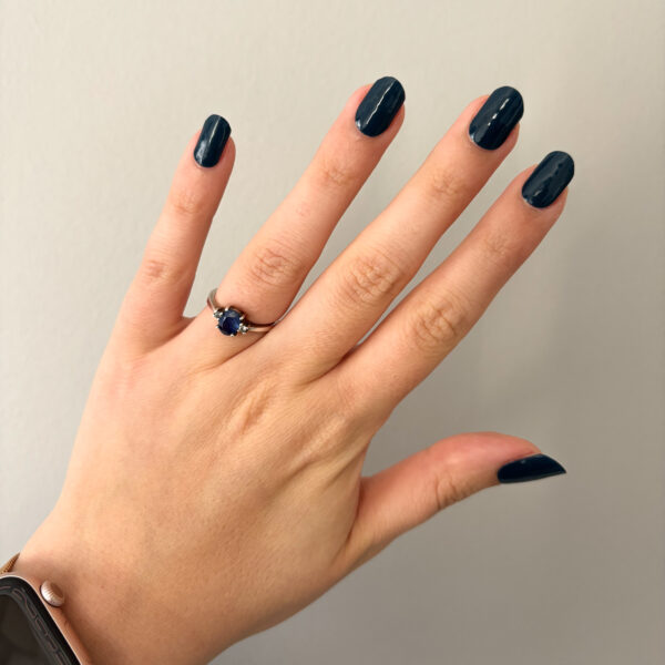 Gellak Stickers Indigo Blue indigo blauwe gel nail wraps