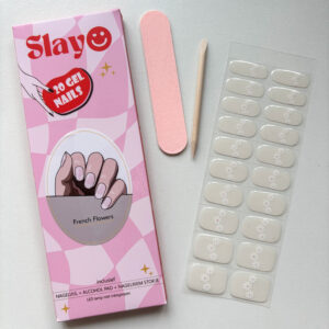 Gellak Stickers French Flowers French manicure